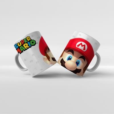 Baskılı Kupa Bardak Nostaljik Oyun Kahramanı Süper Mario - 03