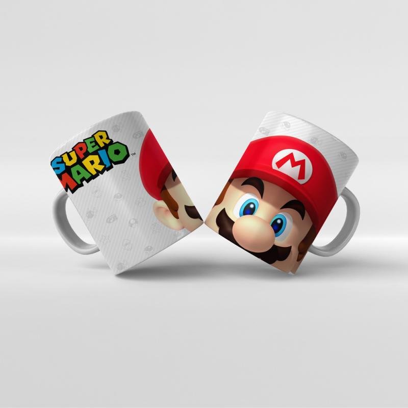 Baskılı Kupa Bardak Nostaljik Oyun Kahramanı Süper Mario - 03