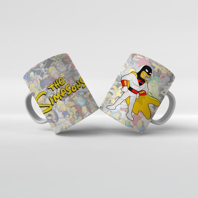 Baskılı Kupa Bardak The Simpsons Karakterleri - Y12