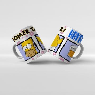 Baskılı Kupa Bardak The Simpsons Karakterleri - 10