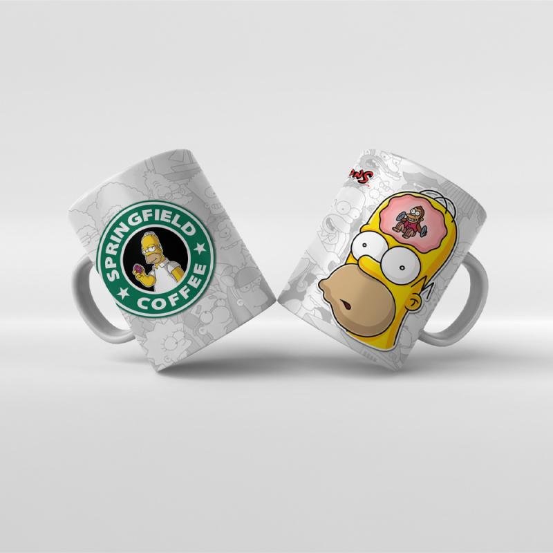 Baskılı Kupa Bardak The Simpsons Karakterleri - 07