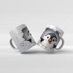 Baskılı Kupa Bardak Denizaltı  Penguen - 04