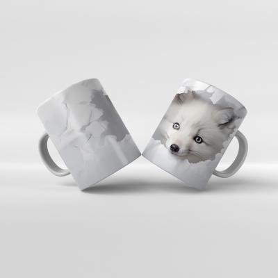 Baskılı Kupa Bardak Hayvan Temaları - 1