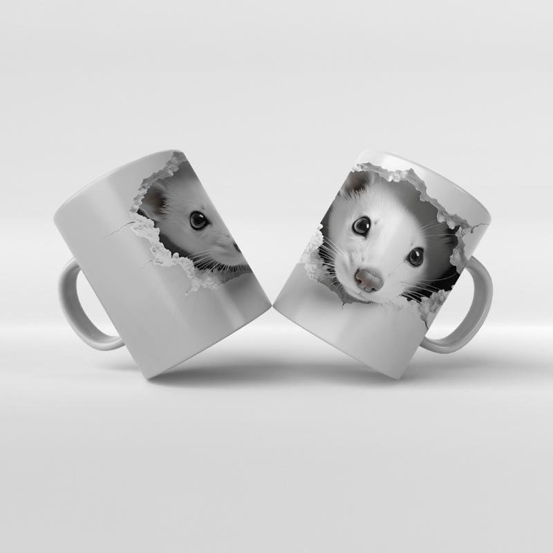 Baskılı Kupa Bardak Hayvan Temaları - 10