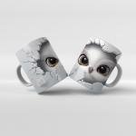 Baskılı Kupa Bardak Hayvan Temaları - 13