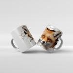 Baskılı Kupa Bardak Tilki Hayvan Temaları - 17