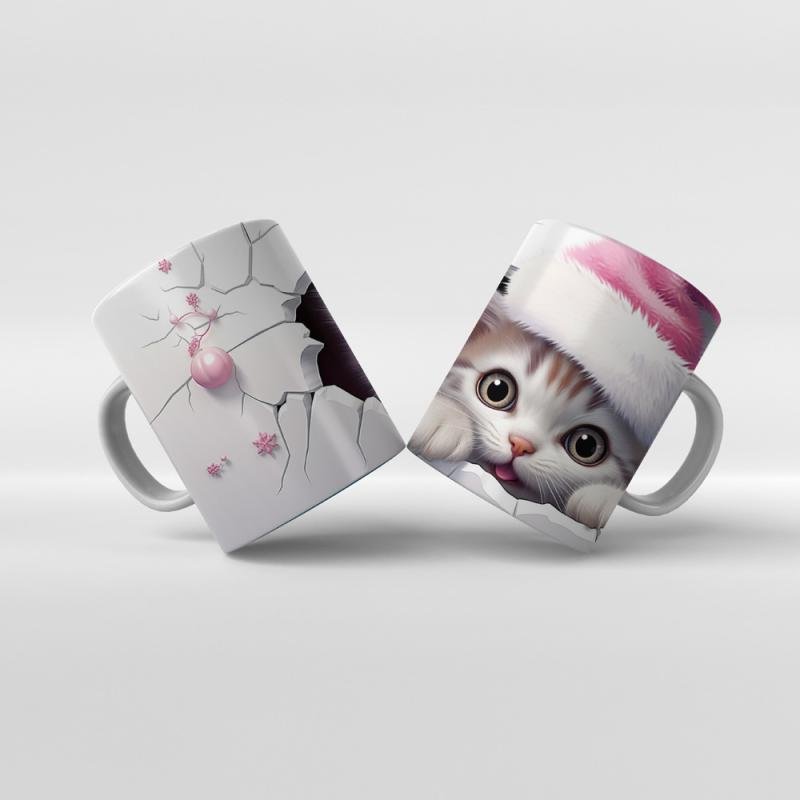 Baskılı Kupa Bardak Hayvan Temaları - 21