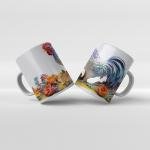 Baskılı Kupa Bardak Hayvan Temaları - 06