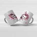 Baskılı Kupa Bardak Sevimli Kedi - 21