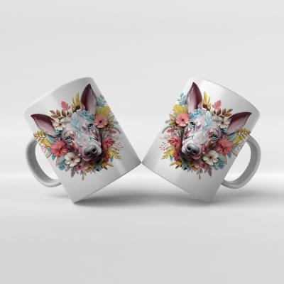 Baskılı Kupa Bardak Sevimli Köpekler - K10