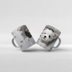 Baskılı Kupa Bardak Sevimli Köpekler - K04