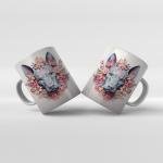 Baskılı Kupa Bardak Sevimli Köpekler - K09