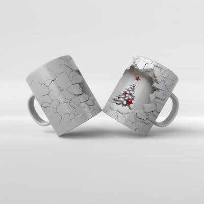 Baskılı Kupa Bardak Yeni Yıl Teması - 37